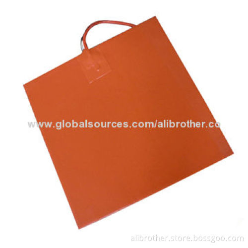 Universal Silicone Heater Pad, 20*20cm, 400W, 220V, PSA, Customized Designs are Accepted